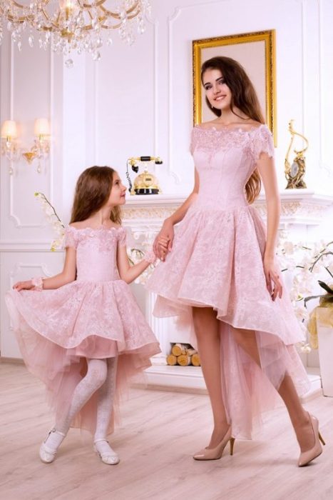 платья для мам и дочек. 