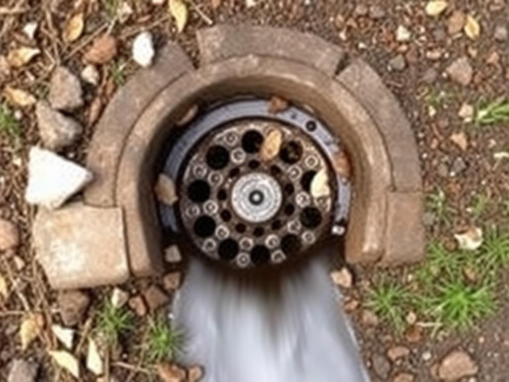 Arrangement of a storm drain: Cheap or angry?фото
